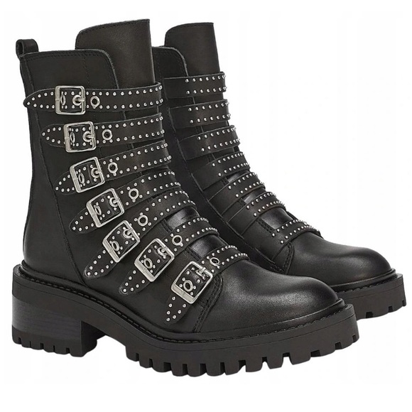Zara Shoes - Zara Leather Biker Boots